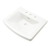 Gerber Plumbing - Hinsdale Standard Ped Top 25''x21'' 8''CC White - White