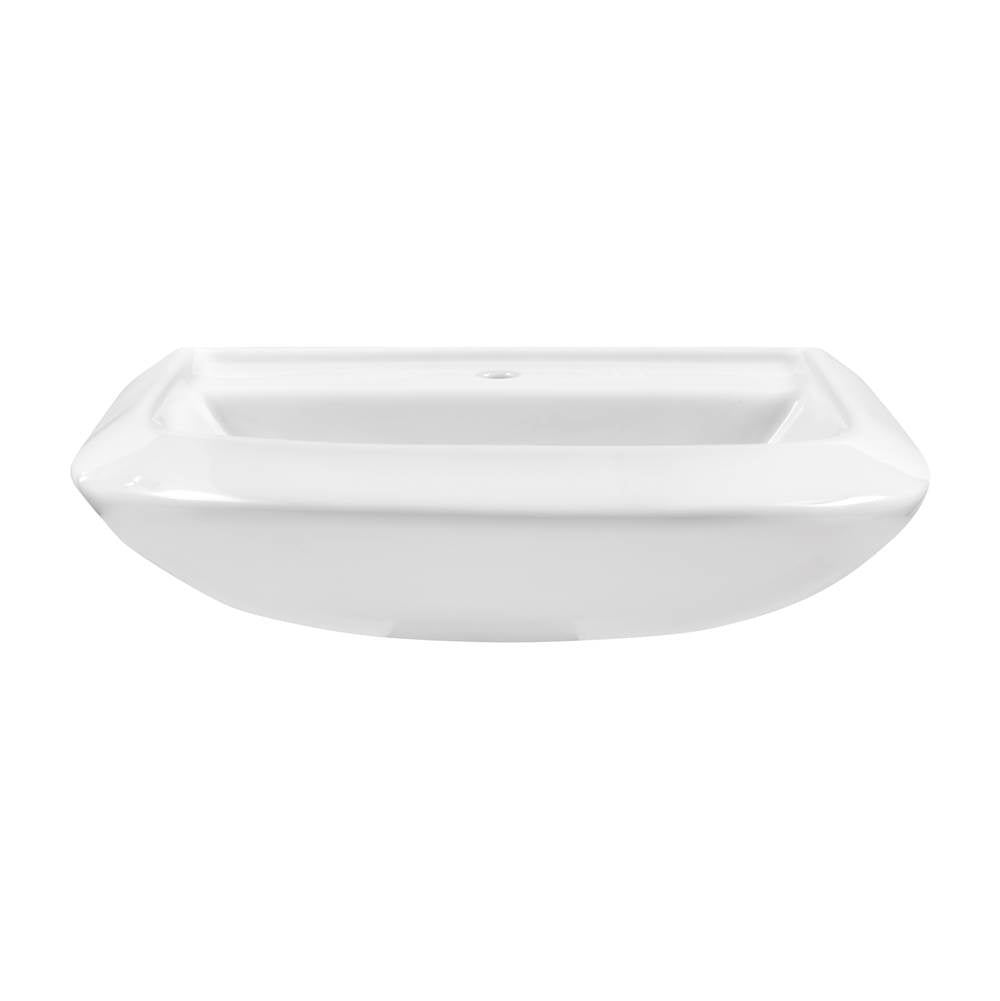 Avalanche Standard Ped Top 25''x21'' Single Hole White