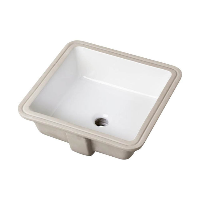 Gerber Plumbing - Wicker Park Undercounter Lavatory 16'' x 16'' Square White - White