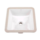 Wicker Park Undercounter Lavatory 16'' x 16'' Square White