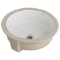 Gerber Plumbing - Luxoval Undercounter 16'' x 16'' Round Lav White - White