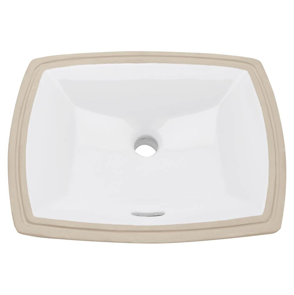 Burr Ridge 17x14 Decorative Undercounter Lav White