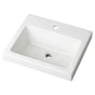 Gerber Plumbing - Wicker Park Countertop Lavatory 21''x18'' Rectangle Single Hole White - White