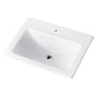 Gerber Plumbing - Wicker Park Countertop Lavatory 20-7/8''x17-3/4'' Rectangle with U-Shaped Basin - Low-Profile - Single Hole White - White