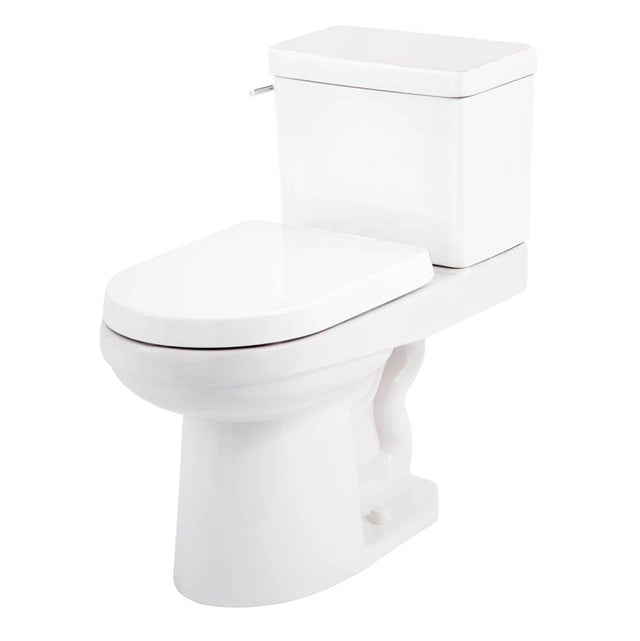 Gerber Plumbing - Wicker Park 1.28gpf ADA EL 12'' RI Combo: G0021186 Bowl w/ G0028186 Tank White - White