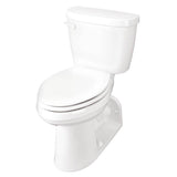 Gerber Plumbing - Maxwell 1.28gpf Floor Mount Back Outlet ADA EL 12'' RI Combo: G0021975 Bowl w/ G0028980 Tank White - White