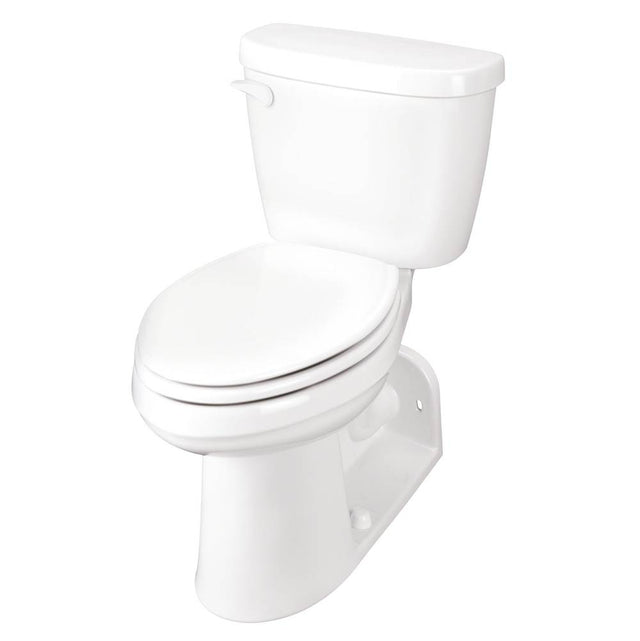 Gerber Plumbing - Maxwell 1.28gpf Floor Mount Back Outlet ADA EL 12'' RI Combo: G0021975 Bowl w/ G0028980 Tank White - White