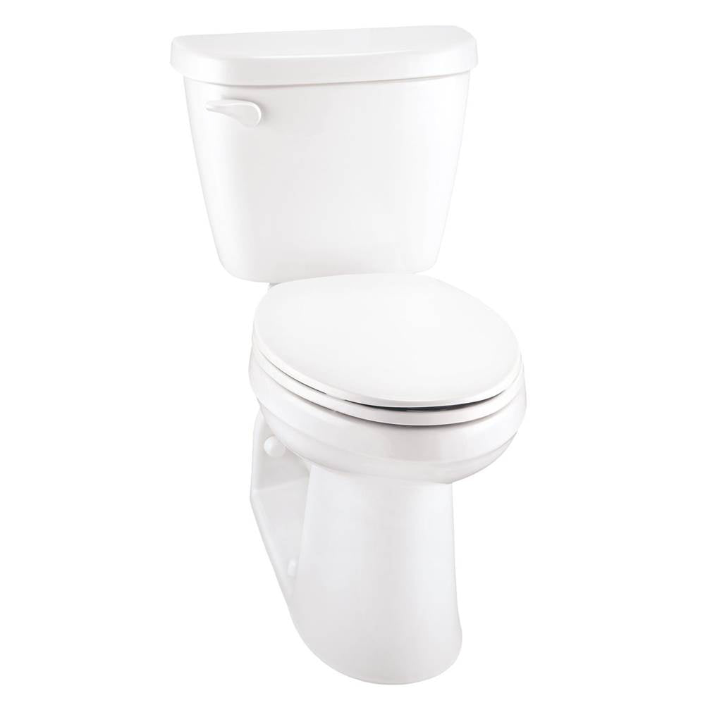 Maxwell 1.28gpf Floor Mount Back Outlet ADA EL 12'' RI Combo: G0021975 Bowl w/ G0028980 Tank White