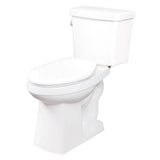 Gerber Plumbing - Burr Ridge 1.28gpf EL ADA 12'' RI Combo: G0021187 Bowl w/ G0028187 Tank White - White