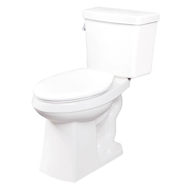 Gerber Plumbing - Burr Ridge 1.28gpf EL ADA 12'' RI Combo: G0021187 Bowl w/ G0028187 Tank White - White