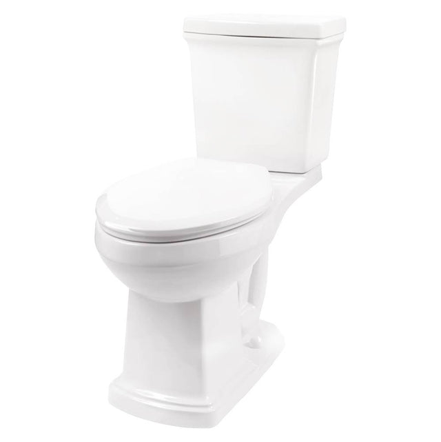 Gerber Plumbing - Hinsdale 1.28gpf ADA EL 12'' RI Combo: G0021181 Bowl w/ G0028181 Tank White - White