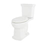 Gerber Plumbing - Hinsdale 1.28gpf Simple CT ADA EL 12'' RI Combo: G0021191 Bowl w/ G0028191 Tank White - White