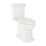 Hinsdale 1.28gpf Simple CT ADA EL 12'' RI Combo: G0021191 Bowl w/ G0028191 Tank White