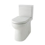 Gerber Plumbing - Wicker Park 1.28gpf Simple CT ADA EL 12'' RI Combo: G0021196 Bowl w/ G0028196 Tank White - White