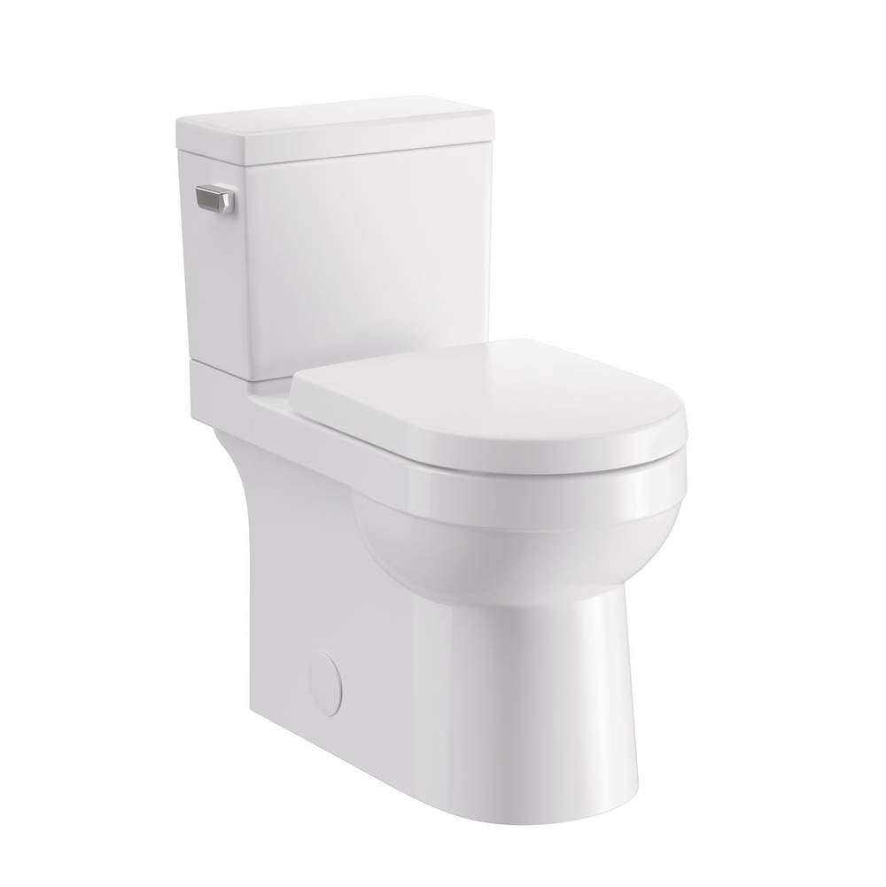 Wicker Park 1.28gpf Simple CT ADA EL 12'' RI Combo: G0021196 Bowl w/ G0028196 Tank White
