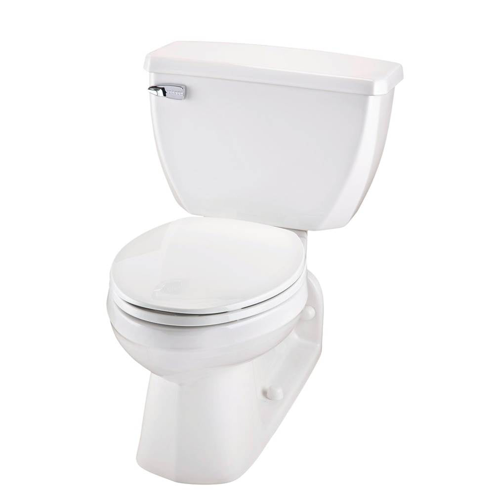 Gerber Plumbing - Ultra Flush 1.6gpf Floor Mount Back Outlet EL 12'' RI Combo: GUF21374 Bowl w/ G0028380 Tank White - White