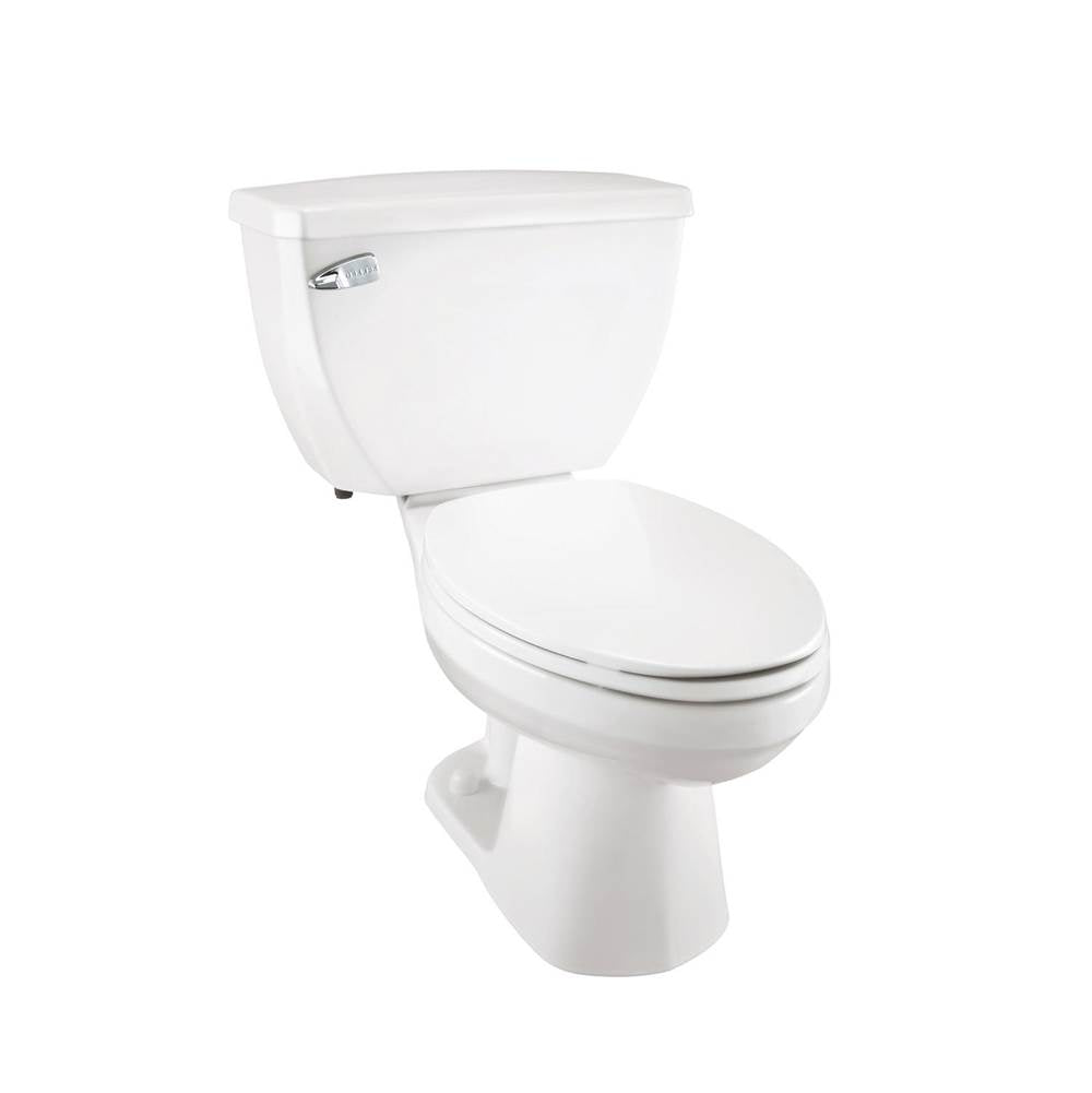 Ultra Flush 1.6gpf EL 10'' RI Combo: GUF21372 Bowl w/ G0028385 Tank White
