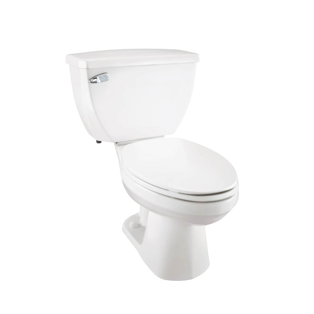 Ultra Flush 1.6gpf EL 12'' RI Combo: GUF21372 Bowl w/ G0028380 Tank White