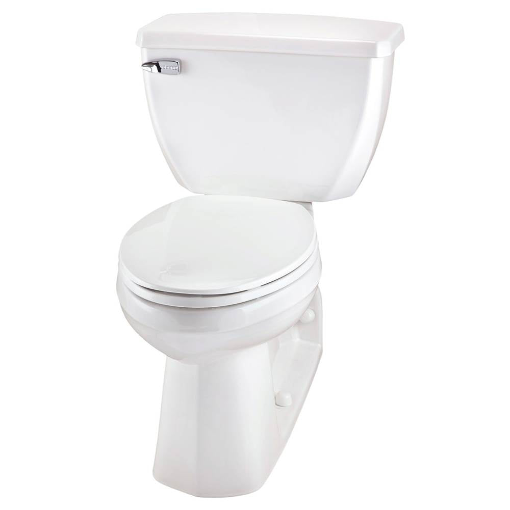 Gerber Plumbing - Ultra Flush 1.6gpf Floor Mount Back Outlet ADA EL 12'' RI Combo: GUF21375 Bowl w/ G0028380 Tank White - White