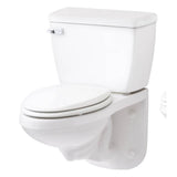 Gerber Plumbing - Ultra Flush 1.6gpf Wall Hung EL Combo: GHE21370 Bowl w/ G0028370 Tank White - White