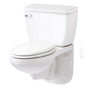Gerber Plumbing - Ultra Flush 1.6gpf Wall Hung EL Combo: GHE21370 Bowl w/ G0028370 Tank White - White