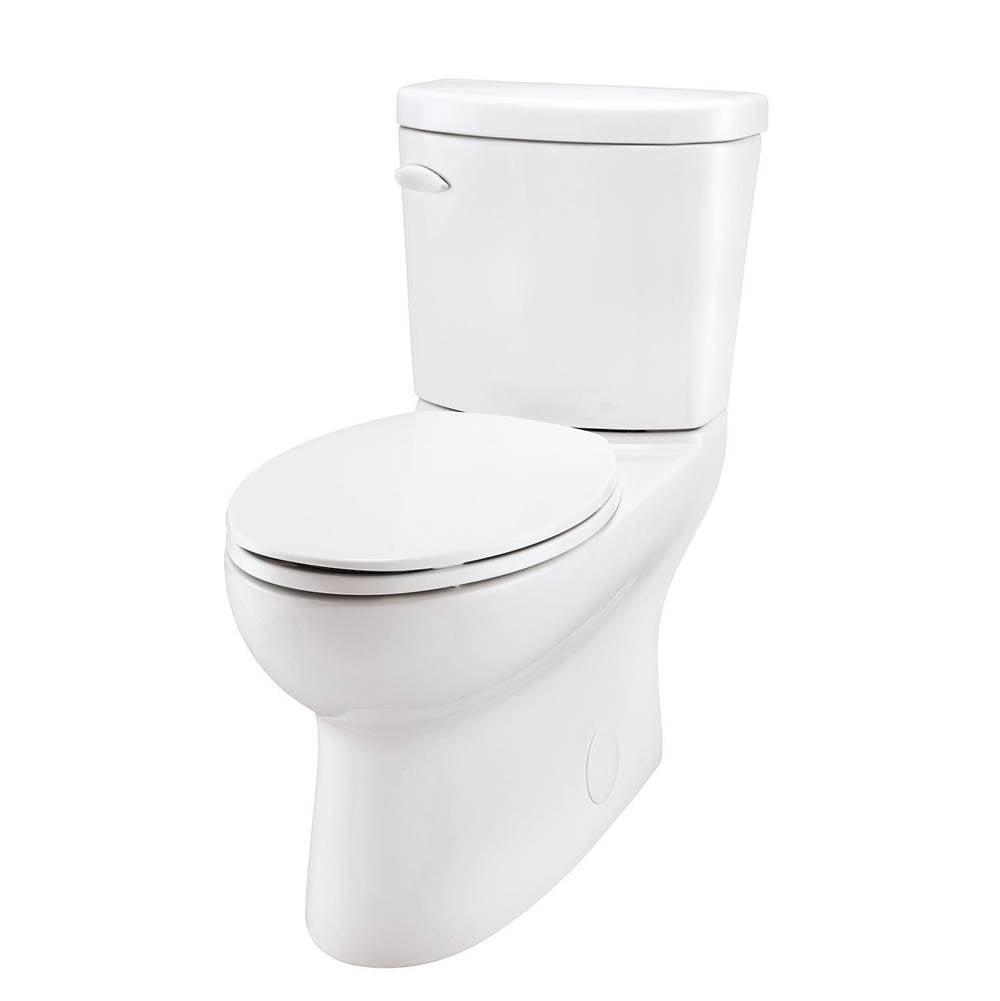 Gerber Plumbing - Avalanche CT 1.28gpf EL ADA 12'' RI Combo: G0021832 Bowl W/ G0028830 Tank White - White