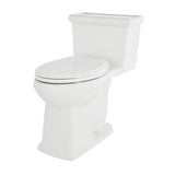 Gerber Plumbing - Logan Square 1.28gpf 1pc ADA Elongated Simple CT Toilet 12'' Rough-In White - White