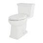 Gerber Plumbing - Logan Square 1.28gpf 1pc ADA Elongated Simple CT Toilet 12'' Rough-In White - White
