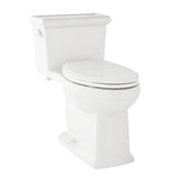 Logan Square 1.28gpf 1pc ADA Elongated Simple CT Toilet 12'' Rough-In White