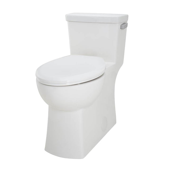 Gerber Plumbing - Burr Ridge 1.28gpf ADA EL 1pc CT Toilet 12'' Rough-in Right Hand Lever White - White