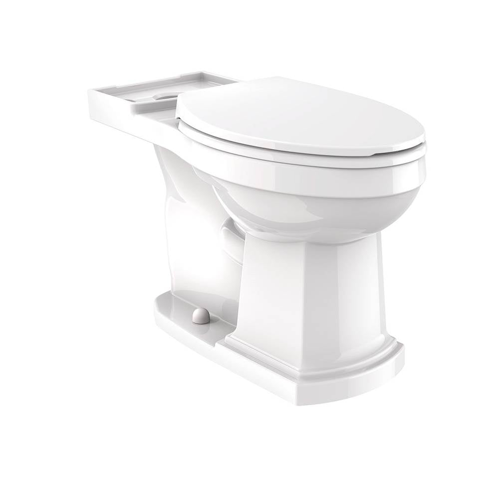 Hinsdale 1.28gpf ADA Elongated Simple CT Bowl White