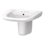 Gerber Plumbing - North Point Wall Hung Lav Combo: G0012474 Lav w/ G0029832 Shroud White - White