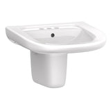 North Point Wall Hung Lav Combo: G0012474 Lav w/ G0029832 Shroud White