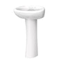 Gerber Plumbing - Maxwell Petite 4''CC Ped Lav Combo: G0012504 Lav w/ G0029842 Ped White - White