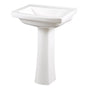 Gerber Plumbing - Burr Ridge Standard Single Hole Ped Lav Combo: G0012512 Lav w/ G0029848 Ped White - White
