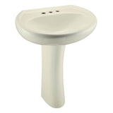 Maxwell Standard 4''CC Ped Lav Combo: G0012514 Lav w/ G0029842 Ped White
