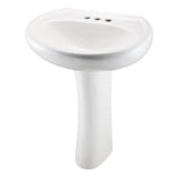 Gerber Plumbing - Maxwell Standard 4''CC Ped Lav Combo: G0012514 Lav w/ G0029842 Ped White - White