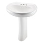 Gerber Plumbing - Maxwell Standard 4''CC Ped Lav Combo: G0012514 Lav w/ G0029842 Ped White - White