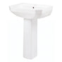 Gerber Plumbing - Viper Petite Single Hole Ped Lav Combo: G0013561 Lav w/ G0029834 Ped White - White