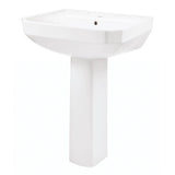 Gerber Plumbing - Viper Standard Single Hole Ped Lav Combo: G0013562 Lav w/ G0029834 Ped White - White