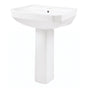 Gerber Plumbing - Viper Standard Single Hole Ped Lav Combo: G0013562 Lav w/ G0029834 Ped White - White