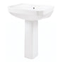 Gerber Plumbing - Viper Standard 4''CC Ped Lav Combo: G0013565 Lav w/ G0029834 Ped White - White
