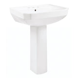 Viper Standard 4''CC Ped Lav Combo: G0013565 Lav w/ G0029834 Ped White