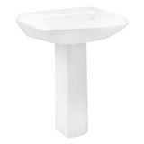 Avalanche Standard Single Hole Ped Lav Combo: G0013592 Lav w/ G0029834 Ped White