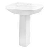 Gerber Plumbing - Avalanche Standard 4''CC Ped Lav Combo: G0013595 Lav w/ G0029834 Ped White - White