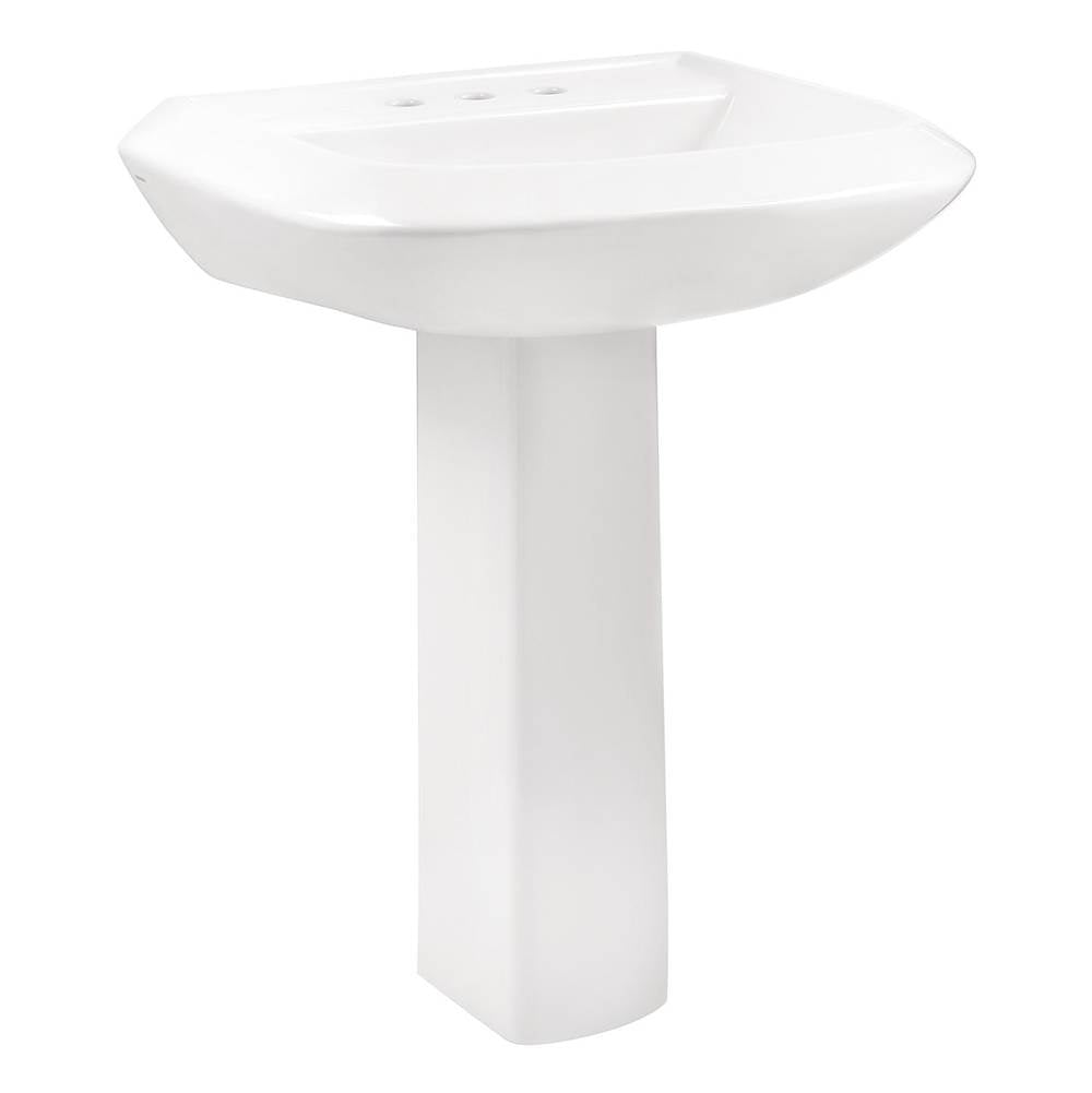 Avalanche Standard 4''CC Ped Lav Combo: G0013595 Lav w/ G0029834 Ped White
