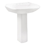 Avalanche Standard 4''CC Ped Lav Combo: G0013595 Lav w/ G0029834 Ped White