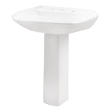Gerber Plumbing - Avalanche Standard 8''CC Ped Lav Combo: G0013599 Lav w/ G0029834 Ped White - White