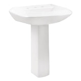 Avalanche Standard 8''CC Ped Lav Combo: G0013599 Lav w/ G0029834 Ped White