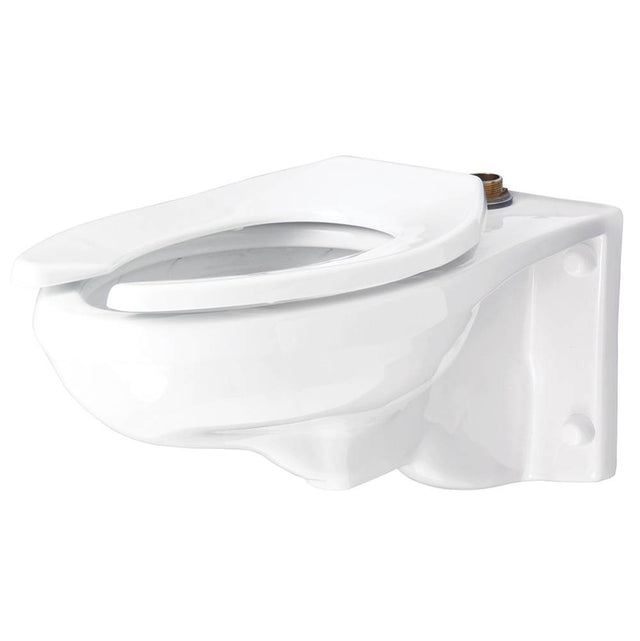 Gerber Plumbing - North Point 1.1/1.28/1.6gpf Elongated Wall Hung Top Spud Bowl 5 1/4'' or 7 1/4'' Vertical Rough-In White - White